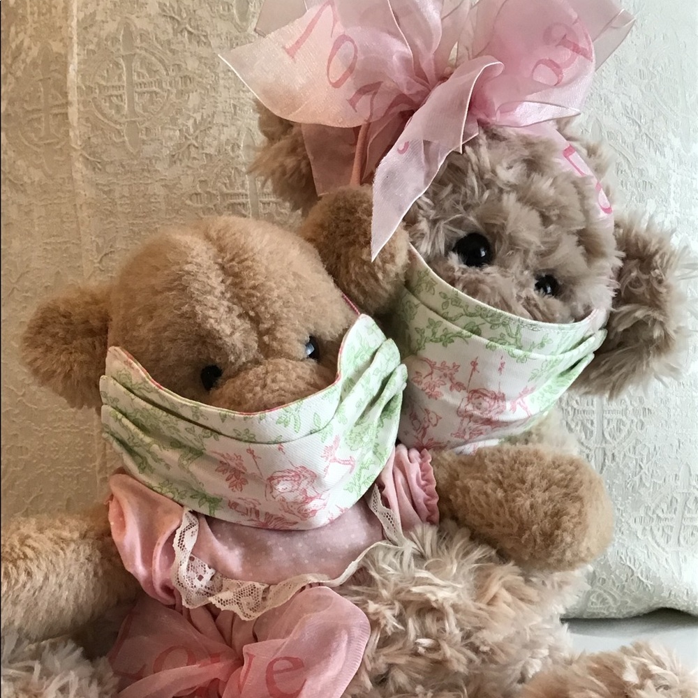Lovely Toile Mommy/Daughter Face Mask Set - Swing